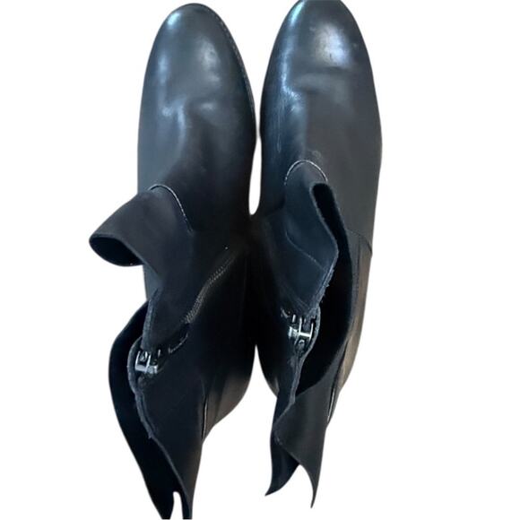 Paul Green Nelly Black Leather Ankle Boots Sz UK7/US9.5 - Picture 6 of 8